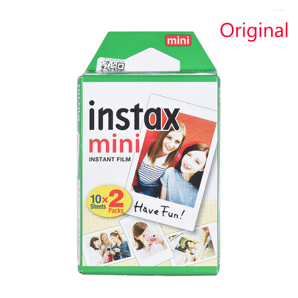 Newest 20pcs/box Original Instax White Film Intax For Mini 90 8 25 7S 50s Polaroid Instant Camera DHL free