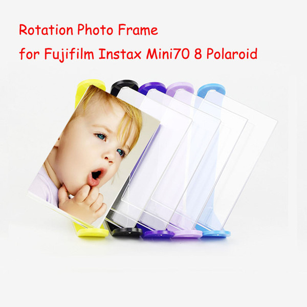 Rotation Acrylic Photo Frame for Fujifilm Instax Mini70 8 Polaroid Photo Film 3