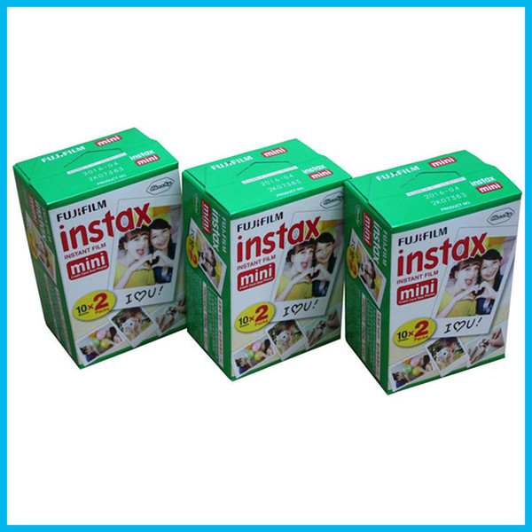 2018 High quality Instax White Film Intax For Mini 90 8 25 7S 50s Polaroid Instant Camera DHL free