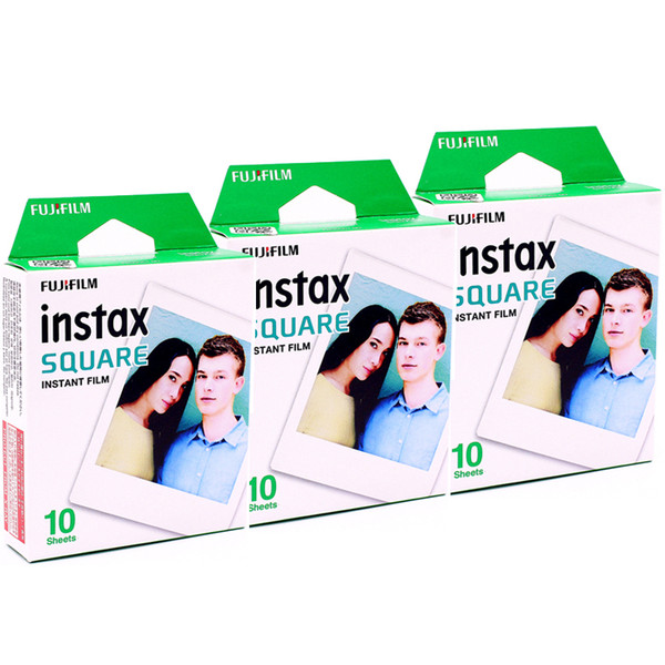 SQ10 Genuine Fujifilm Instax 30 Sheet SQUARE White Edge film Photo paper For Instax SQUARE SQ10/6 Hybrid share sp-3 SQ Camera