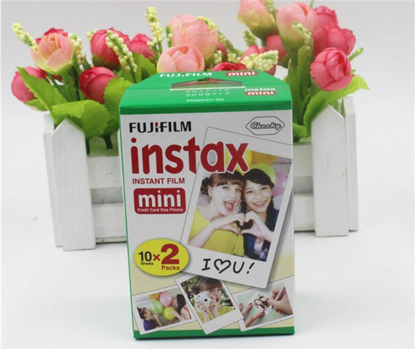 Fujifilm Instax Mini 8 film for Fuji Instax Mini 7s 8 9 70 Instant Photo Camera Share SP-1 SP-2 White Film Free shipping