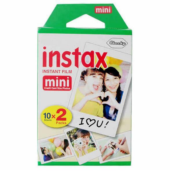 New Instax mini film camera photographic papers Photo camera Film White Sheet Camera Christmas Mini 7 8 7s 25 20 Sheets/boxes Polaroid