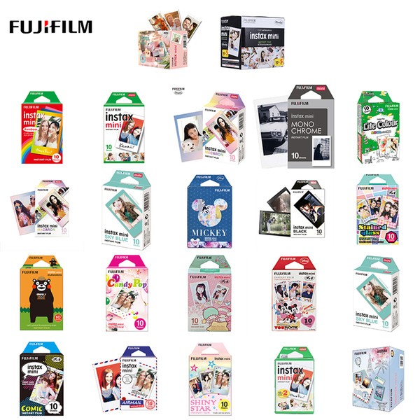 10-60Pcs Genuine Instax Mini 8 9 Film Color Photo Paper For Fuji 9 8 7s 50s 50i 90 25 70 Share SP-2 SP-1 Instant Camera