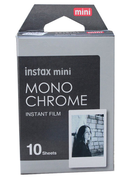 Newest Genuine Instax Mini Mono Chrome Film Instant Film For Mini 90 8 25 7S 50s