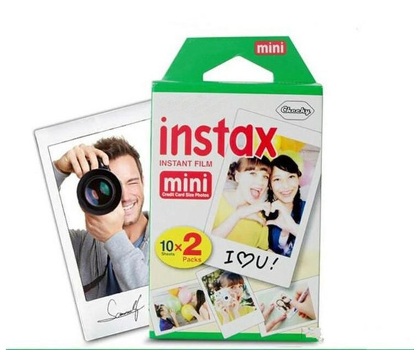 New Instax mini film camera photographic papers Photo camera Film White Sheet Camera Christmas Mini 7 8 7s 25 20 Sheets/boxes Polaroid