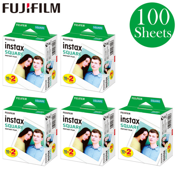 100 sheets Fujifilm 2018 New Fujifilm Instax Square Instant 5 packs 20 Film for Fuji SQ10 Photo Camera SP3