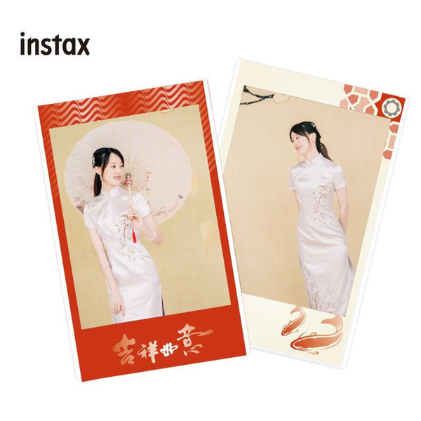 Instax Mini Splendid China Red Film 10Sheets For 7 7s 8 9 50s 7s 90 25 Share SP-1 Instant Cameras New