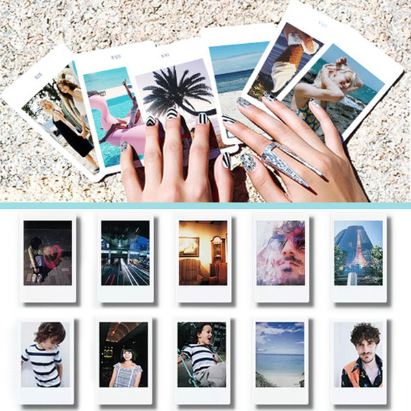 10 PCS Cameras Instant Printer Film For Instax Photo Graphy Convenient Instant Printer White 54*86mm Photo Camera