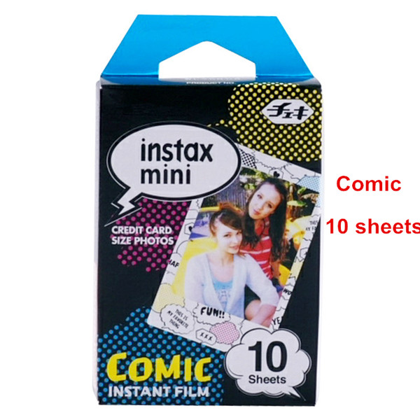 Newest Instax Mini Comic Instant Film 10 sheets For Mini 90 8 25 7S 50s Polaroid Instant Camera DHL free