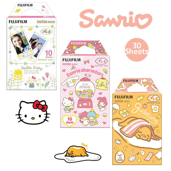 Instax Mini Film Characters + Hello Kitty + Gudetama For Instant Camera Mini 8 9 25 70 90 Share SP-1 SP-2