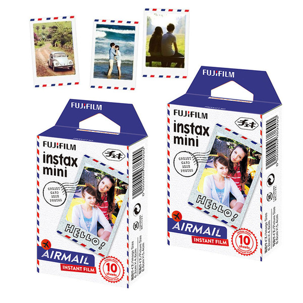 Airmail Photo Paper Fujifilm Instax Mini 8 Films 20 Sheets For Fuji Instant Film Camera Mini 9 25 50 70 90 Neo Polaroid 300 SP-1