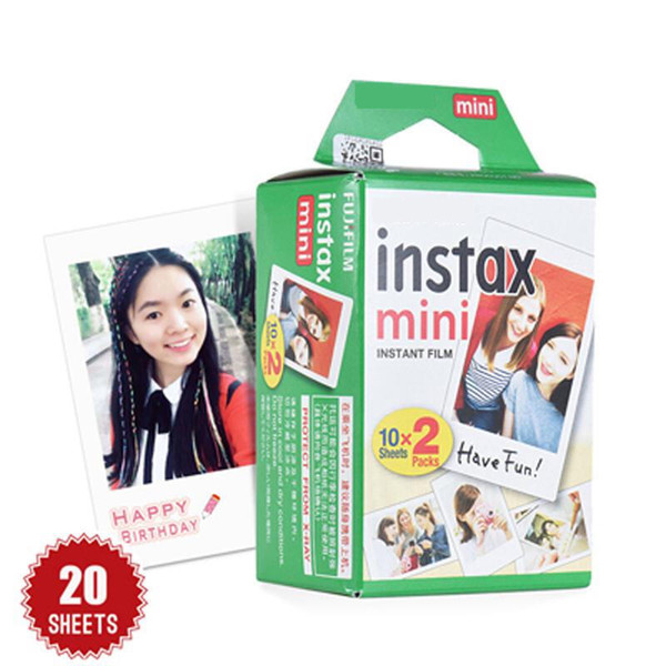 20films Instax mini White Instant Film For Mini 7s 8 9 25 50 90 Camera