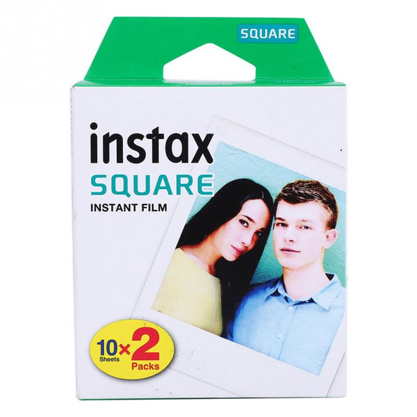 Instax Film White Edge 20 Sheets for Fuji Instax SQ10/SQ6/SP-3/SQ20