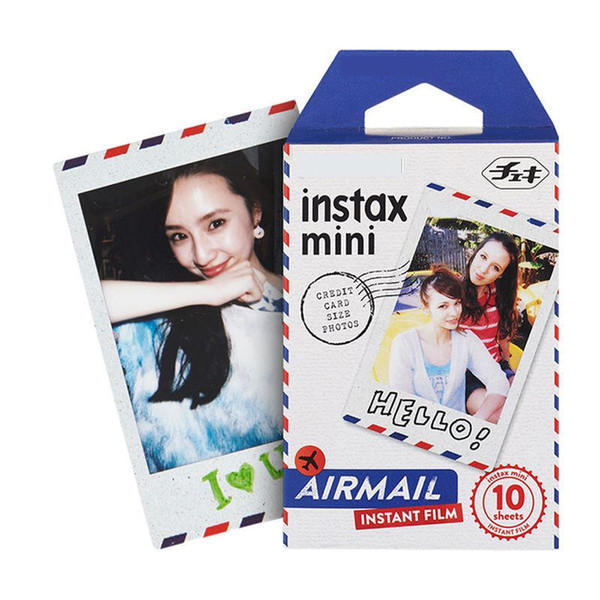 Instax Mini Airmail Film 10Sheets For 7 7s 8 9 50s 7s 90 25 Share SP-1 Instant Cameras New