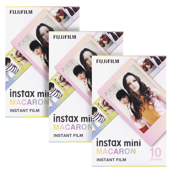 Fujifilm Instax Mini Macaron Instant 30 Film for Fuji Mini 7s 8 8+ 9 25 50s 70 90 300 SP-1 2 Printer