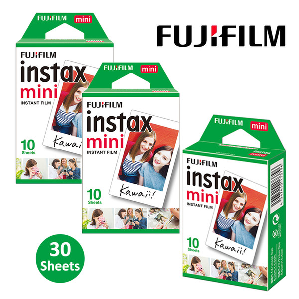 Fujifilm Instax Mini 8 White Film 30 Sheets For Fuji Instant Photo Paper Camera Mini 7s 8 25 25i 50s 90 Neo 300 Share SP-1 SP-2