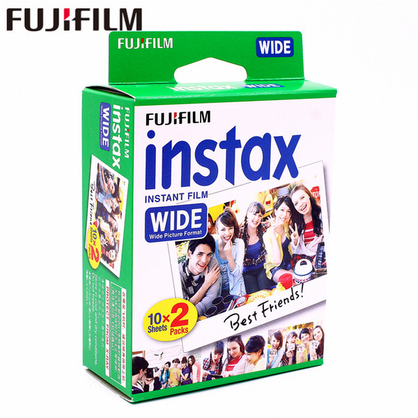 Genuine Fujifilm Instax Wide Film White 20 Sheets for Fuji Instant Photo paper Camera 300/200/210/100/500AF