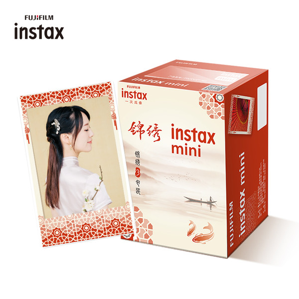 New 10 Sheets Instax Mini 9 Film Traditional Red Photo Paper Instant Film For mini 8 7s 90 25 SP-1 SP-2 Instant Camera