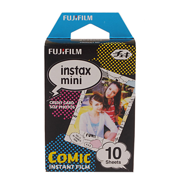 Original Comic Instax film (10 to 50 sheets) for Camera Instant mini 7s 8 25 50s 90 300 Share SP-1