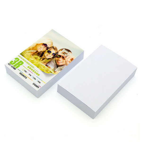 100 Sheets Paper Inkjet Printer Office Printer Photo Paper Convenient ID Photos Photo Glossy Printing Life Photos