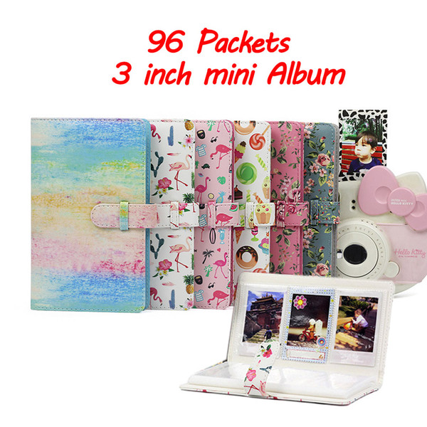 96 Pockets 3 Inch Mini Photo Album Fujifilm Instax Mini 8 Films Instax 9 7s 70 25 50s 90 Name Card Photo Book Album