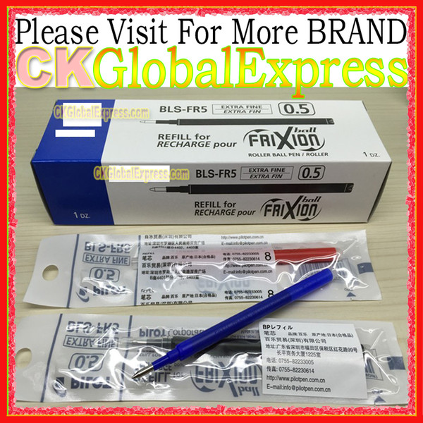 BLS-FR5 FR5 Frixion Ball Refill FOR Pilot + Free Gift Erasable Refill Roller Ball 0.5mm in 3 Colors MADE IN JAPAN