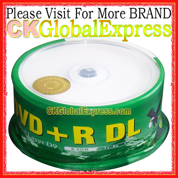 FOR Banana DVD+R DL 8.5GB 10Pcs 50Pcs + Free Gift 8X D9 Double Layer Printable Recordable Disc Media DVD disc