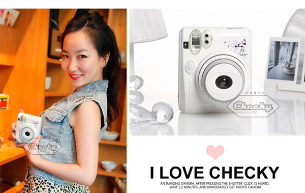 Le Ying Beauty Polaroid camera self-timer artifact paragraph Steamboat Mickey INSTAXmini 50S free shipping