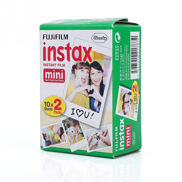 Instax Mini Film White Edge 20 Sheets for Fuji Instax mini 8/7s/25/50/90