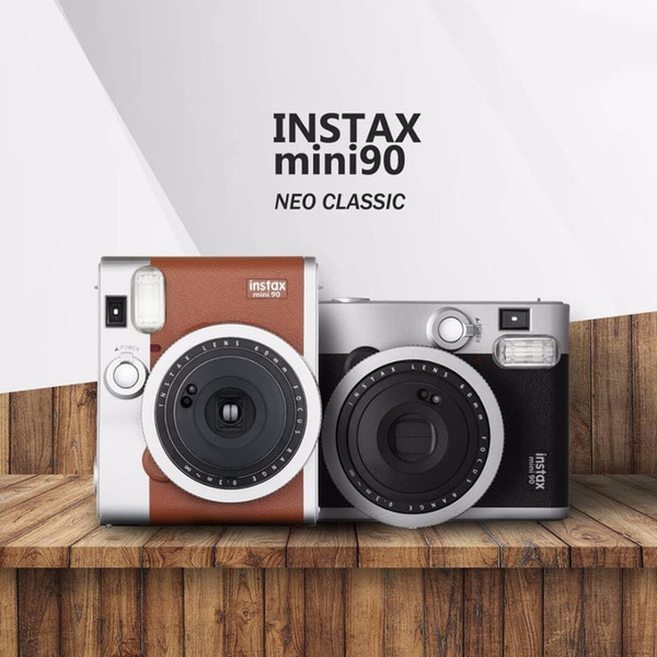 Genuine Instax Mini 90 films camera Hot Sale new instant photo 2 Colours black brown