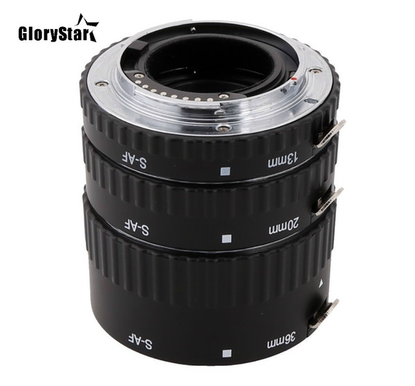 GloryStar MK-S-AF1-A Macro Auto Focus Extension tube Ring AF for Sony Alpha A57 A77 A200 A300 A330 A350 A500 A550 mk s af a af1