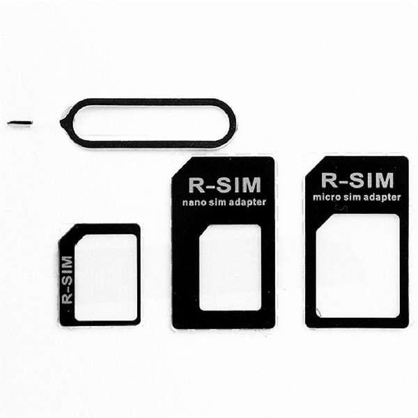 SIM Card Adapter 3 in 1 micro sim adapter with Eject Pin Key Retail Package for iPhone 5/5S/6/6S/ Samsung 70 80