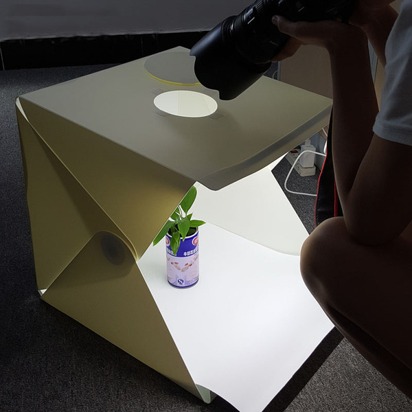 40*40*40cm Portable Folding Studio Light Box Photography Studio Foldable Softbox with Black/white Backgound Soft Box Lightbox