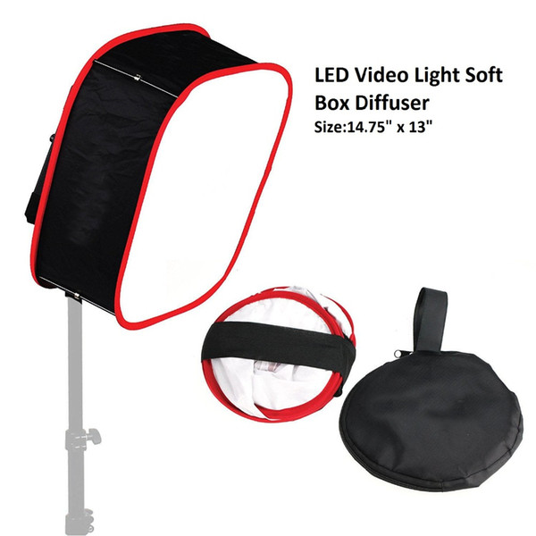 Lightdow LED Video Light Use Flash Softbox Diffuser Collapsible Portable Photography Accessories Honeycomb Lamp Soft Box