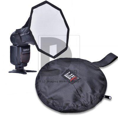 Mini Octagonal Softbox Soft box for Flashgun Flash Speedlite