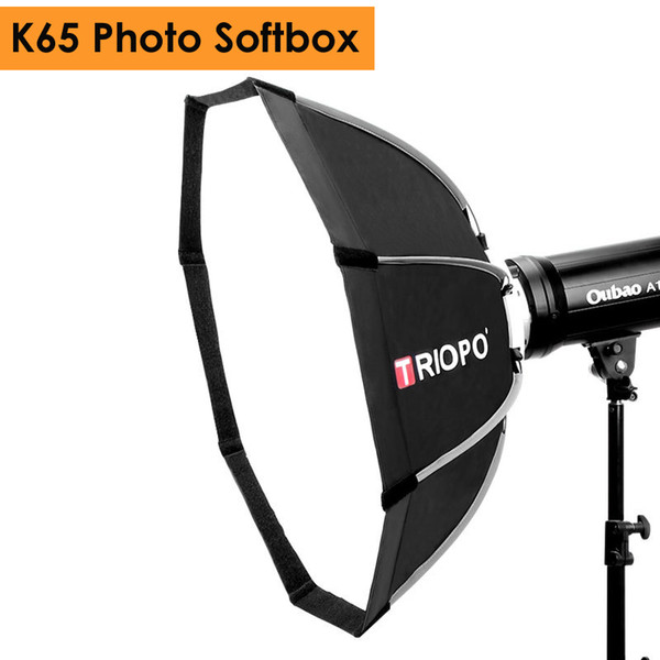 Triopo 65cm Portable Bowens Mount Octagon Umbrella Softbox + Carrying Bag for Photo Studio Flash Outdoor Photography Soft Box