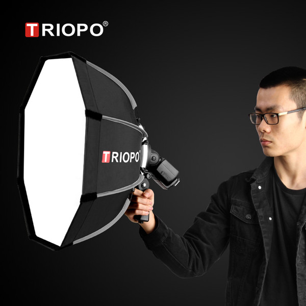 TRIOPO 65cm Portable Outdoor Octagon Umbrella Softbox for Godox V860II TT600 TT685 YN560 III IV TR-988 Flash Speedlite Soft Box