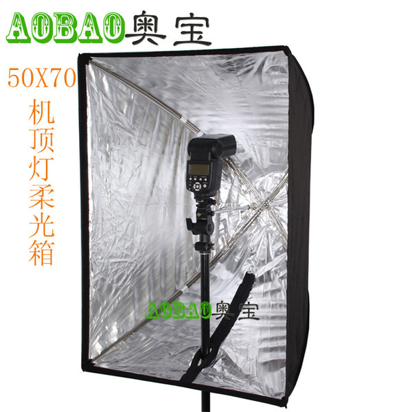 Multifunctional Umbrella softbox Umbrella Reflector Lambency sofBox 50x70cm for yongnuo flsh light only