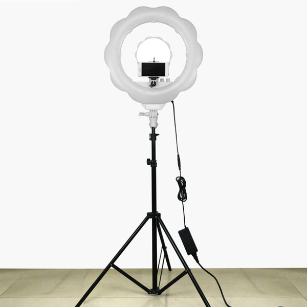 384pcs Super Bright LED Photography Light Dimmable Camera Ring Video Light Lamp For Makeup Studio/Video/Photo