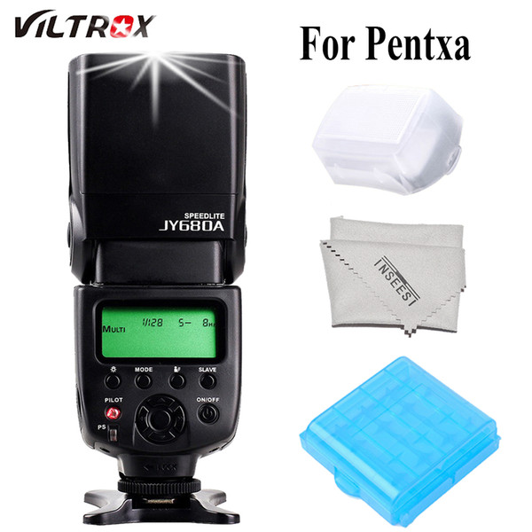 VILTROX JY680A Wireless Flash Speedlite JY-680A Flash Speedlight For Pentax K-50 K-5 II K-30 K-01 K-5 K-r K-x K-m DSLR Cameras