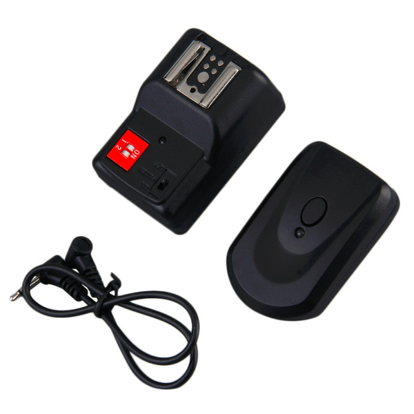 Wholesale-2016 High Quality PT-04GY 4 Channel Wireless Remote Speedlite Flash Radio Trigger Transmitter Hot Promotion