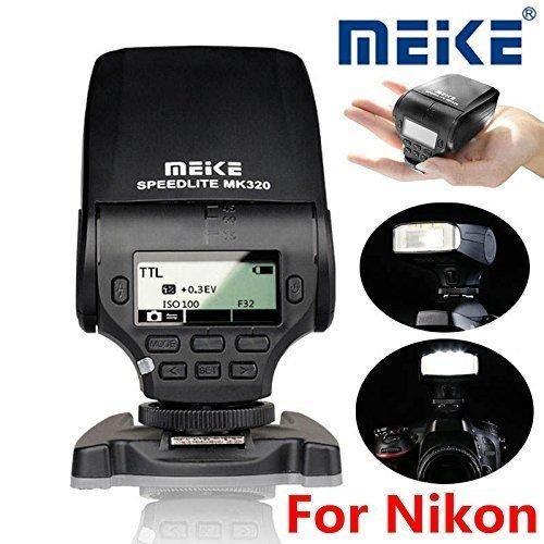 MeiKe MK-320N LCD i-TTL M RPT GN32 mini Speedlite Flash LED Light For Nikon