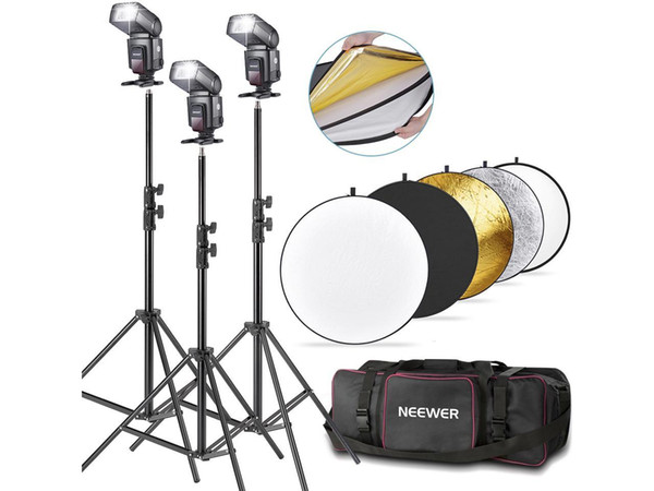 Neewer TT560 Flash Speedlite Kit for Canon Nikon Panasonic Olympus Fujifilm Pentax Sigma Minolta Leica and Other SLR Digital SLR Film SLR Ca