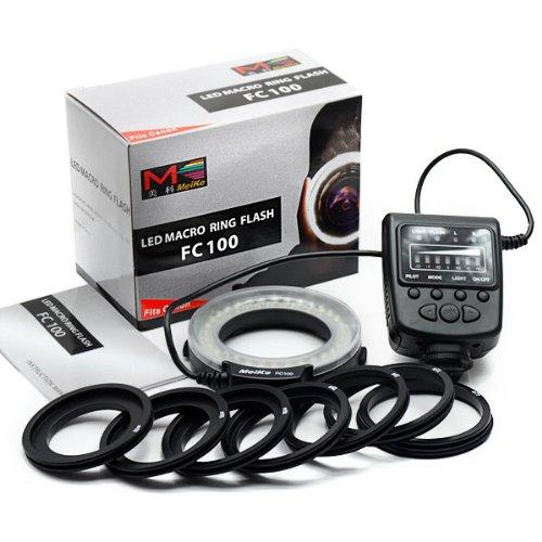 Meike FC-100 Macro Ring Flash Light for Nikon Canon Pentax Olympus Panasonic