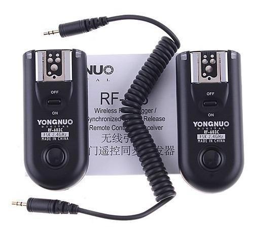 Yongnuo RF-603 C1 Radio Flash Trigger for Canon 400D 450D 60D 550D 500D RF603 & digital camera dslr