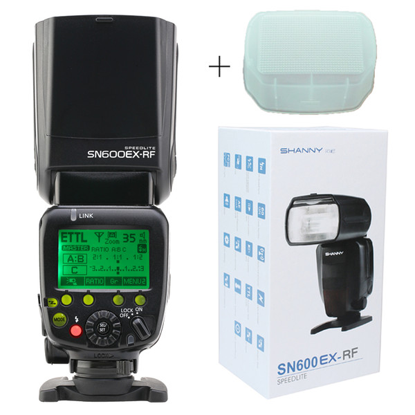 SN600EX-RF 2.4G Wireless Radio HSS E-TTL Slave Speedlite GN60 Flash for Canon 70D 60D 7D 7DII 6D 5DII 5DIII 700D 650D 1DX