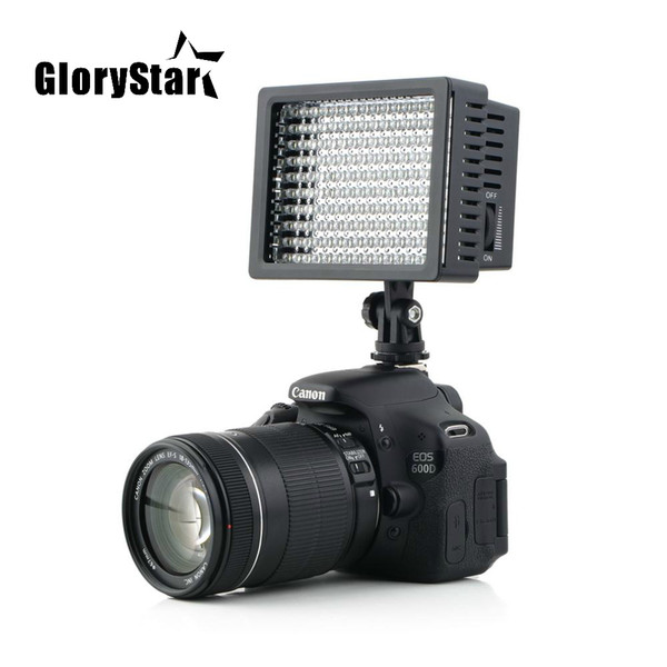 Glory Star High Power Lightdow LD-160 160 LED Video Light Camera Camcorder Lamp with Three Filters 5400K