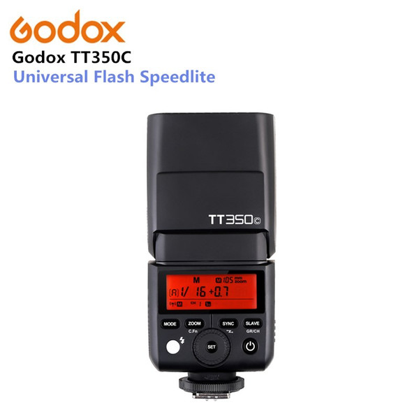 Original GODOX350C Universal Flash 2.4G HSS GN36L Mini flash Speedlite For  EOS 800D 650D 600D 750D 77D M5 M3