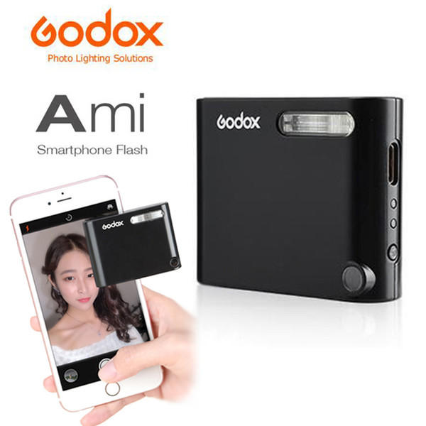 Godox A1 Mini Lithium Battery Smartphone Flash Light Ami with 2.4G Wireless System Trigger for Smart Phone iPhone X 8 7 6S Plus