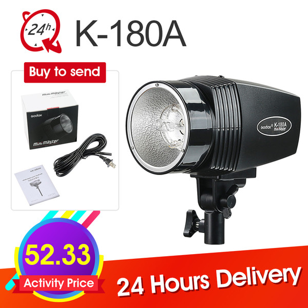 GODOX K-180A 180W Monolight Photography Photo Studio Strobe Flash Light Head (Mini Master Studio Flash)